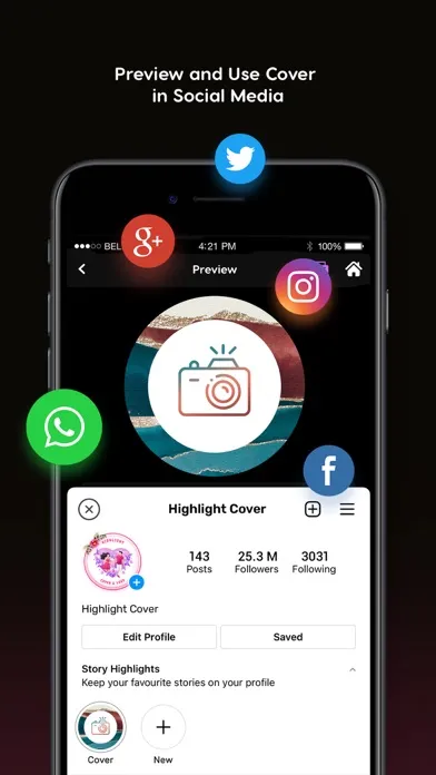 Highlights Cover Maker Screenshots