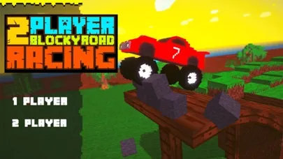 2 Player Blocky Road Racing স্ক্রিনশট