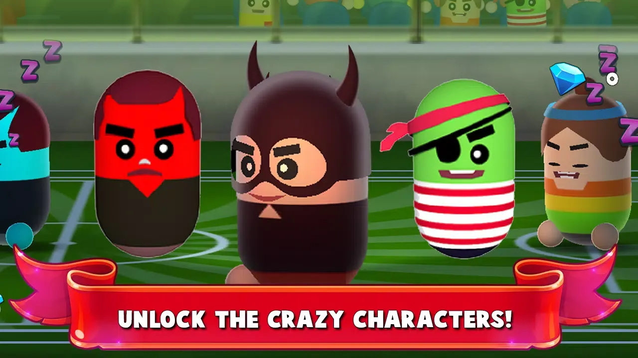 2 Player Head Soccer Game Screenshots
