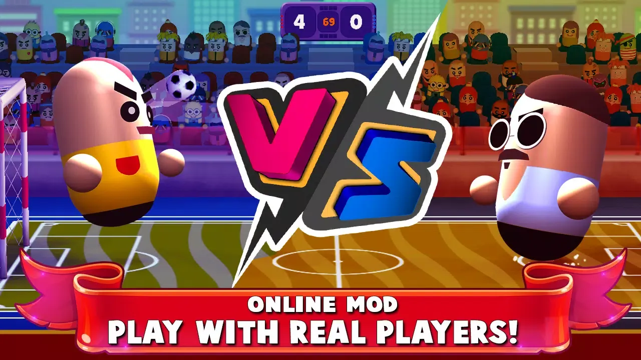 2 Player Head Soccer Game Screenshots