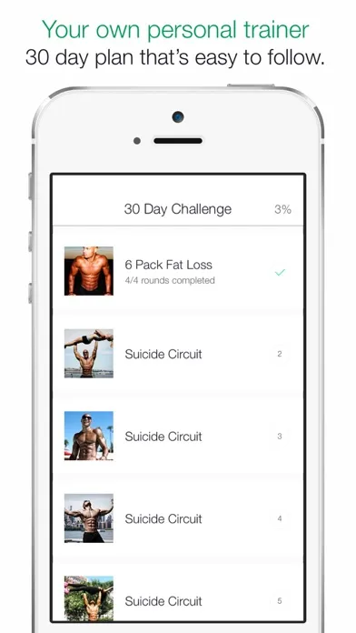 Simple Six Pack - Home Ab Workouts & Core Challege スクリーンショット