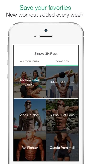 Simple Six Pack - Home Ab Workouts & Core Challege スクリーンショット