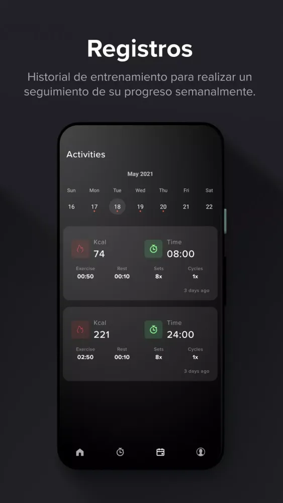 HIIT & Tabata স্ক্রিনশট