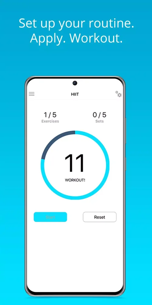 HIIT Timer - Interval timer سکرین شاٹس