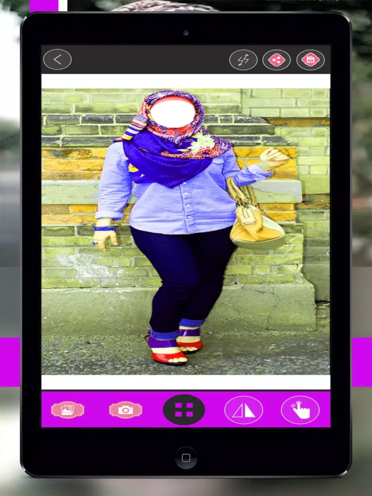 ภาพหน้าจอของ Hijab Fashion Photo Maker-hijab montage photo iPad 
