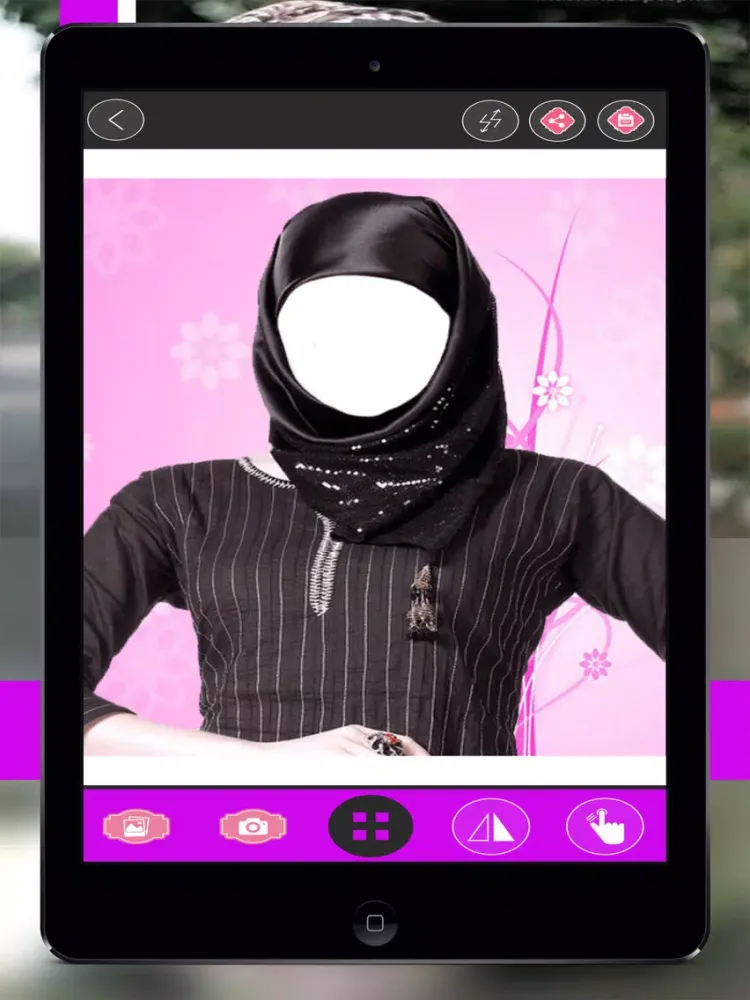 ภาพหน้าจอของ Hijab Fashion Photo Maker-hijab montage photo iPad 