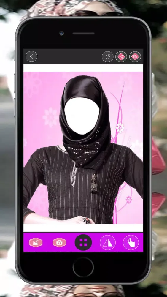 ภาพหน้าจอของ Hijab Fashion Photo Maker-hijab montage photo