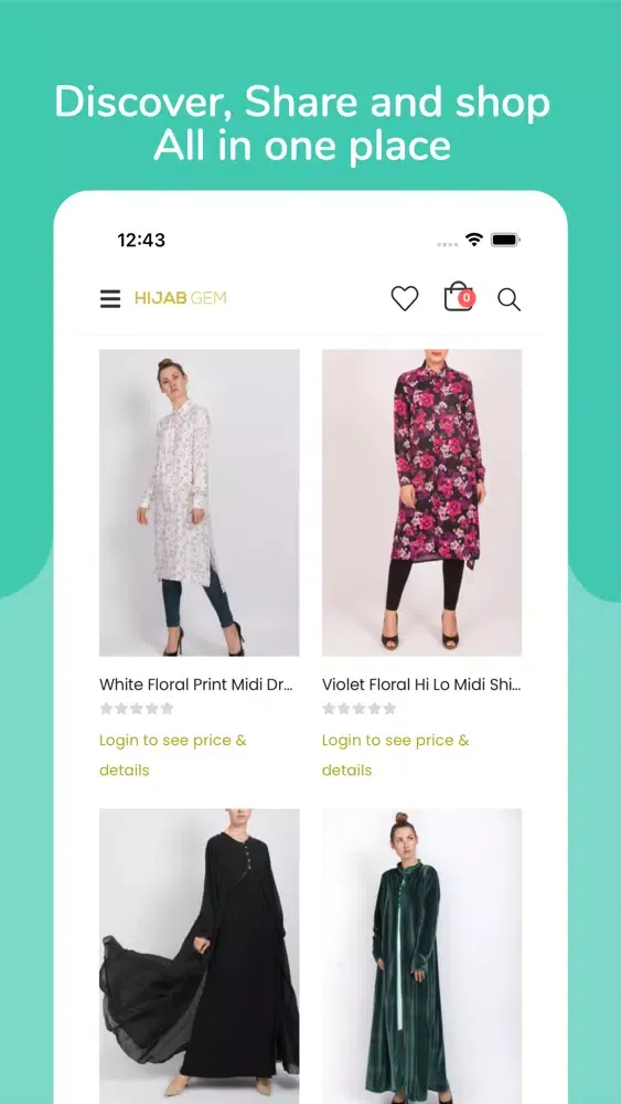 Hijab Gem - Modest fashion App应用截图