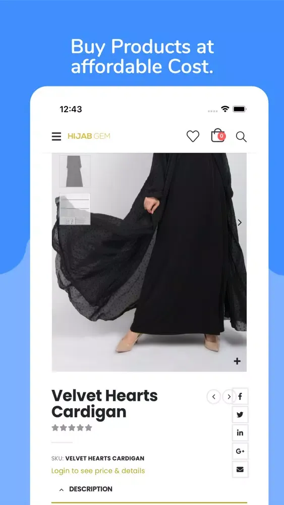 Hijab Gem - Modest fashion App应用截图