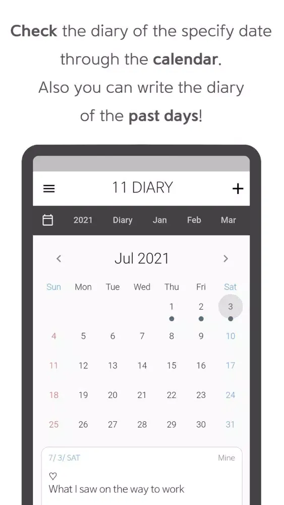 Captures d'écran de 11 DIARY - Simple Couple Diary