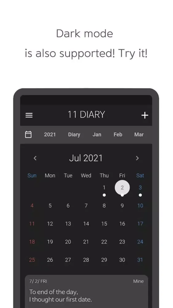 Captures d'écran de 11 DIARY - Simple Couple Diary