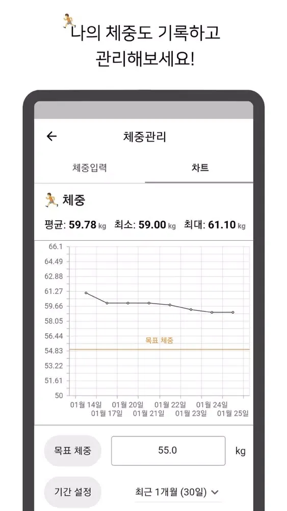 Tangkapan skrin 모다다 - 식단 공유, 체중 관리, 다이어트