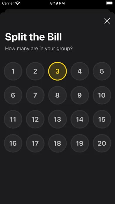 ภาพหน้าจอของ Calc: Tip Calculator