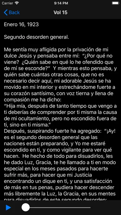 Divina Voluntad应用截图