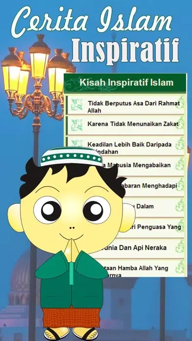 Captures d'écran de Cerita Islami - Hikmah Kisah Inspiratif Islam