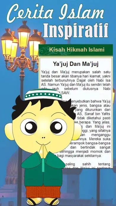 Captures d'écran de Cerita Islami - Hikmah Kisah Inspiratif Islam