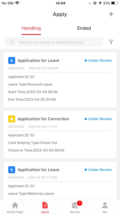 Zrzuty ekranu HikCentral Mobile