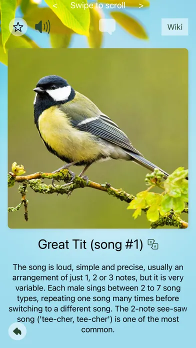 Chirp! Bird Songs UK & Europe Screenshots