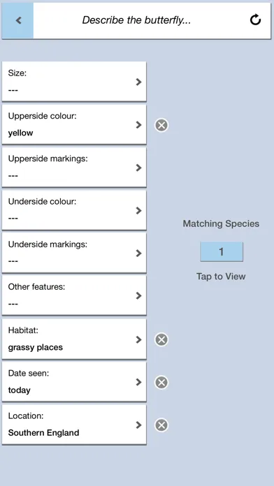 Capturas de pantalla de Butterflies & Day Moths UK