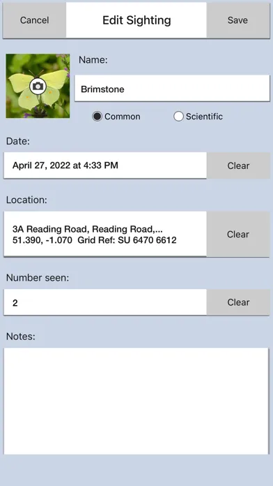 Capturas de pantalla de Butterflies & Day Moths UK