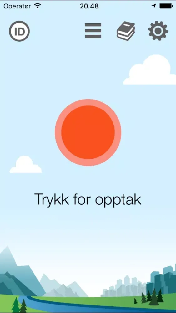 Captures d'écran de Kvitromat: automatisk identifisering av fuglesang