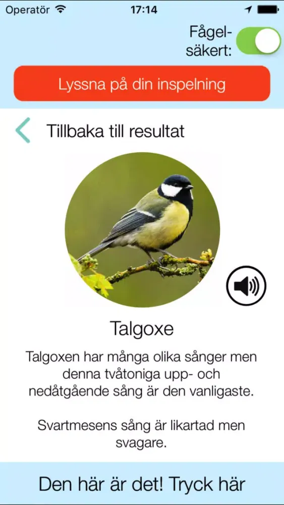 Kvitteromat - Fågelsång ID应用截图