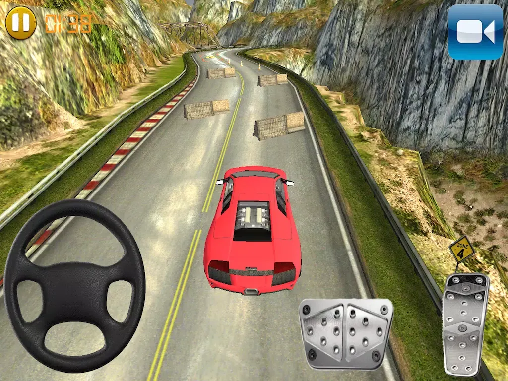 Realistic Hill Car Parking Test : Perfect 3D Driving Simulation Games iPad 应用截图