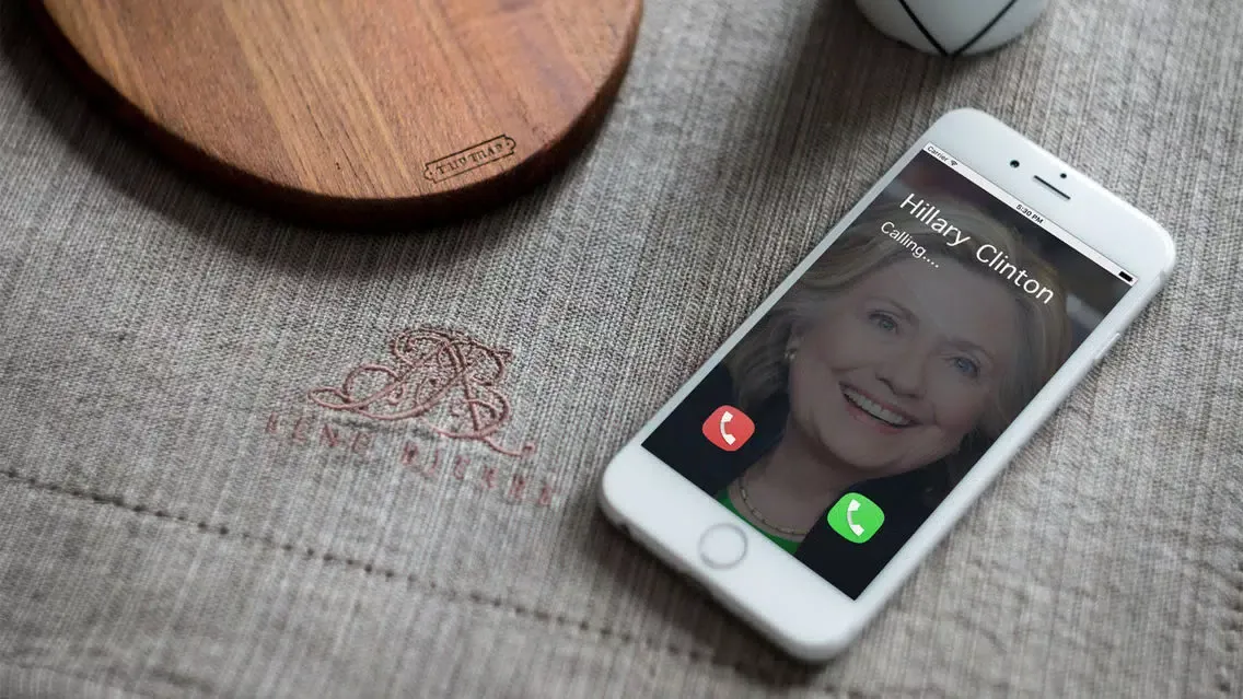 Capturas de tela do Hillary Prank Call: Fake Call simulator