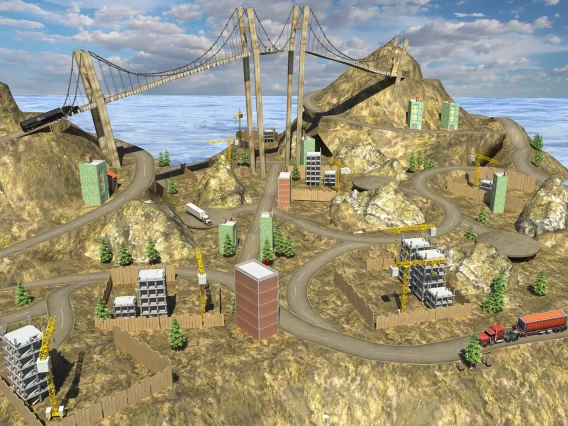 Capturas de tela do Hill Climb Truck Simulator iPad 