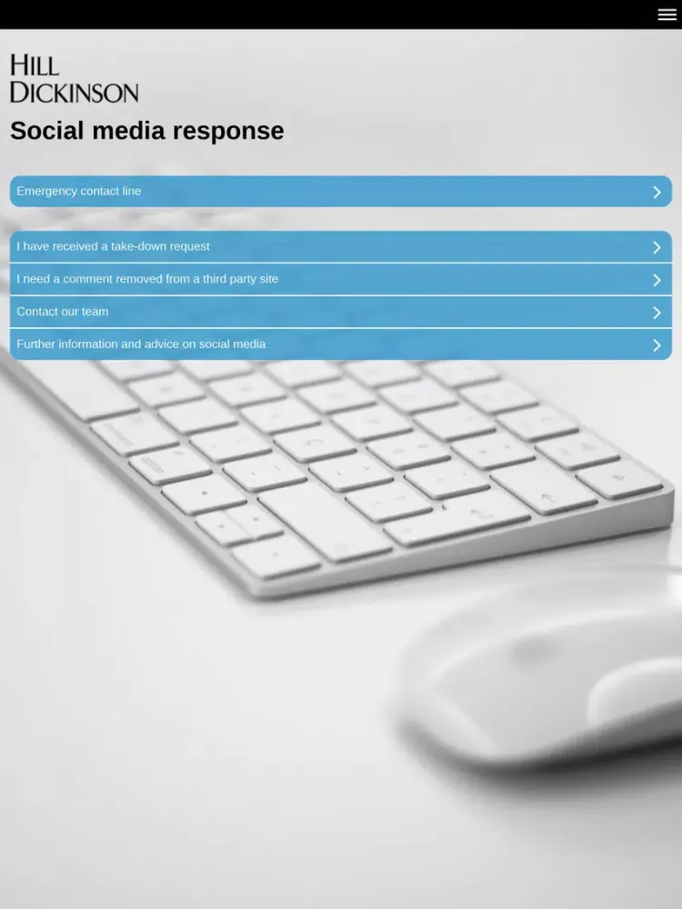 تصاویر Hill Dickinson: social media iPad 