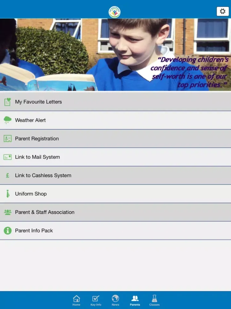 Hill Farm Primary School iPad  Screenshots