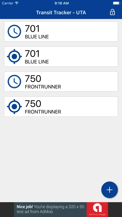 Captures d'écran de Transit Tracker - UTA
