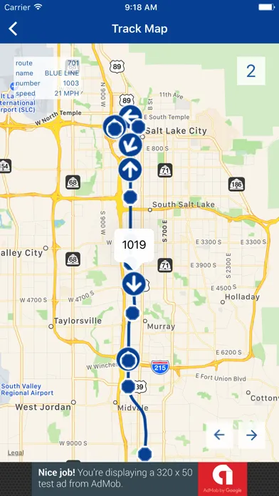 Captures d'écran de Transit Tracker - UTA