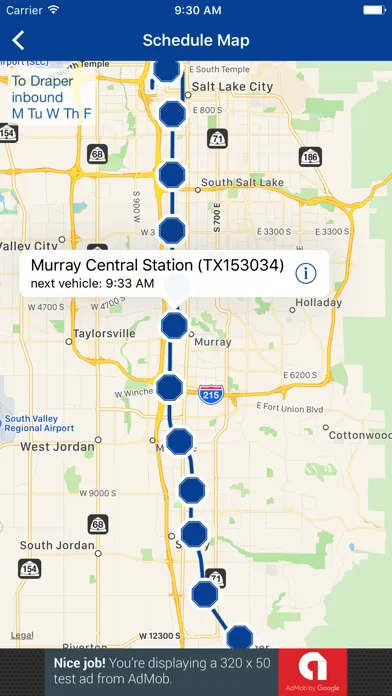 Captures d'écran de Transit Tracker - UTA