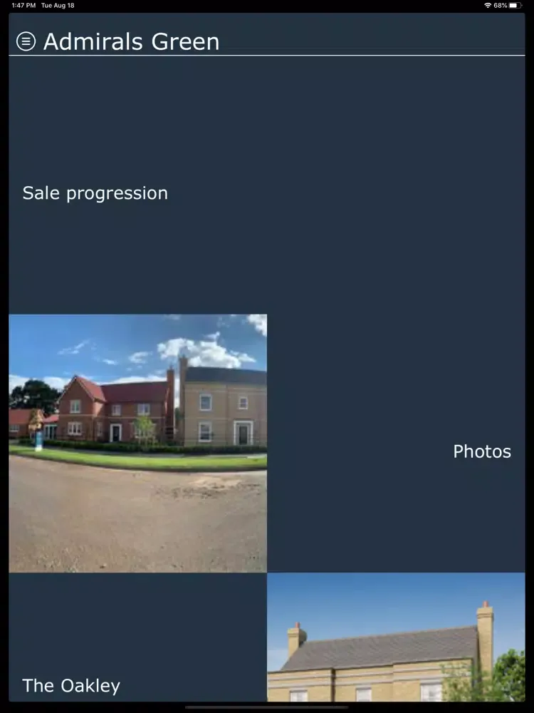 Tangkapan skrin Hills Building Group iPad 