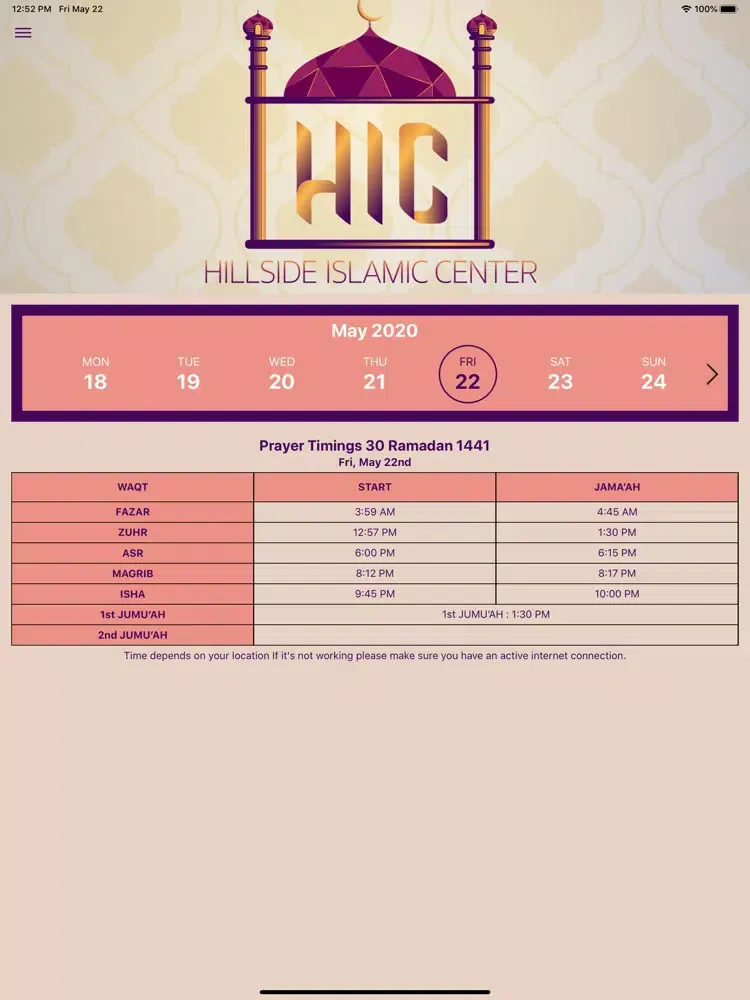 صور Hillside Islamic Center iPad 