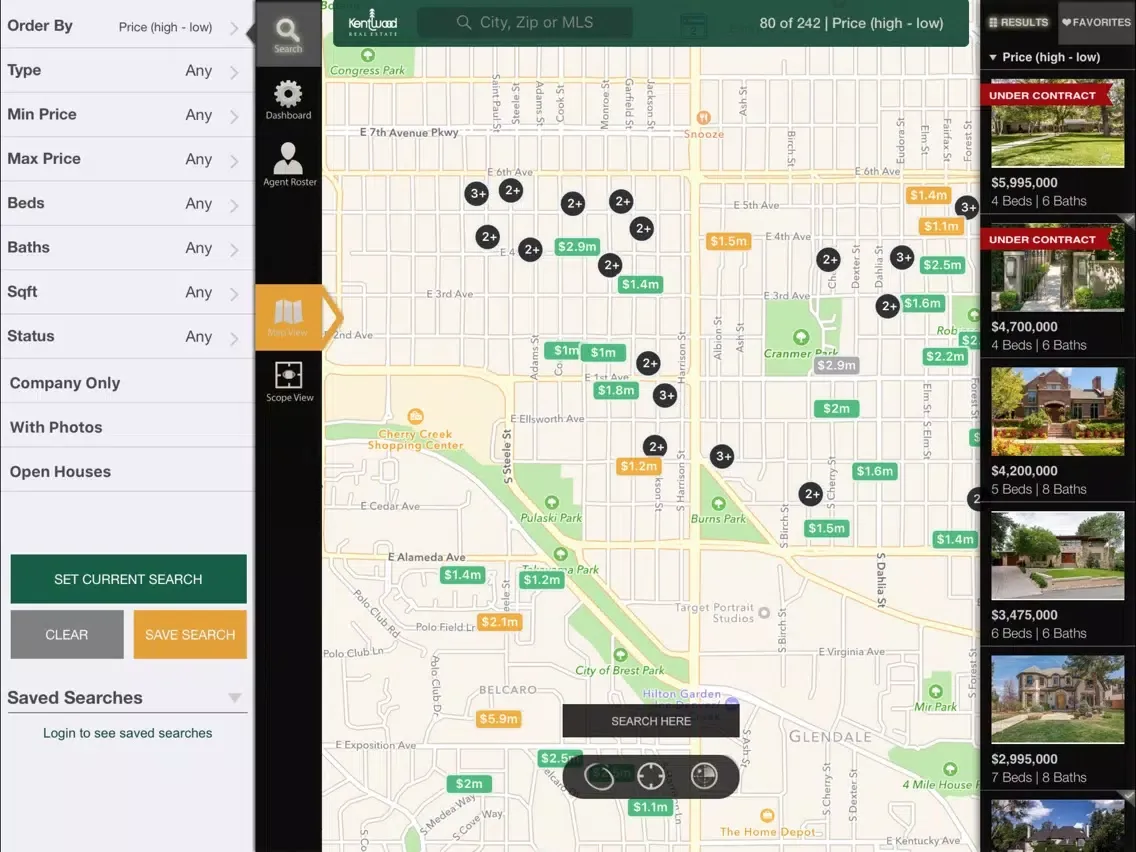 Captures d'écran de Denver Real Estate Kentwood iPad 