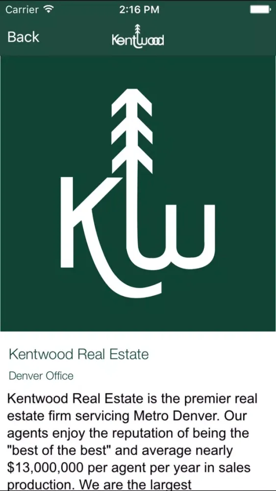 Captures d'écran de Denver Real Estate Kentwood