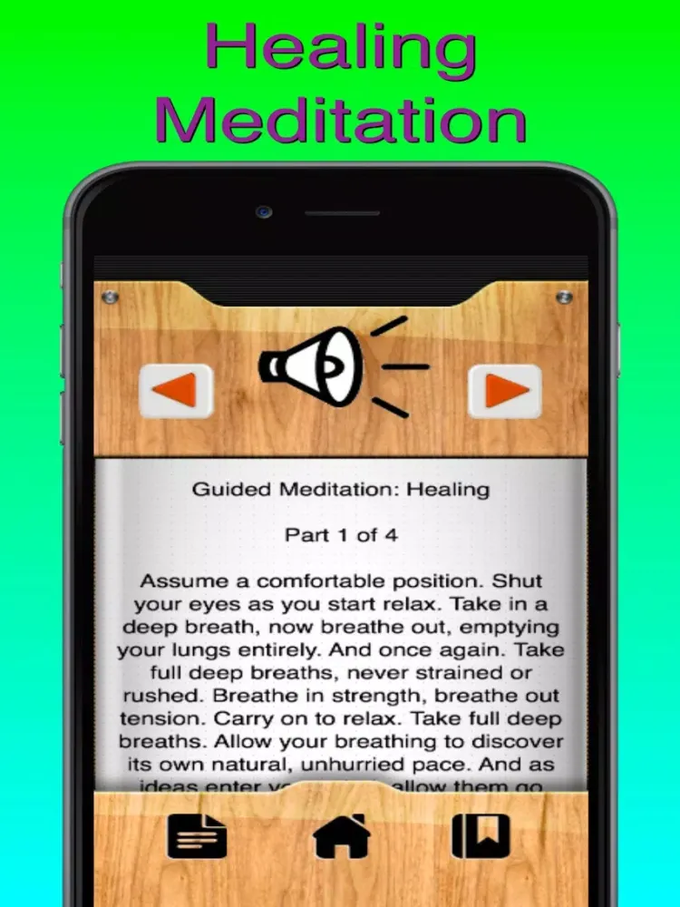 ภาพหน้าจอของ Healing Meditation iPad 