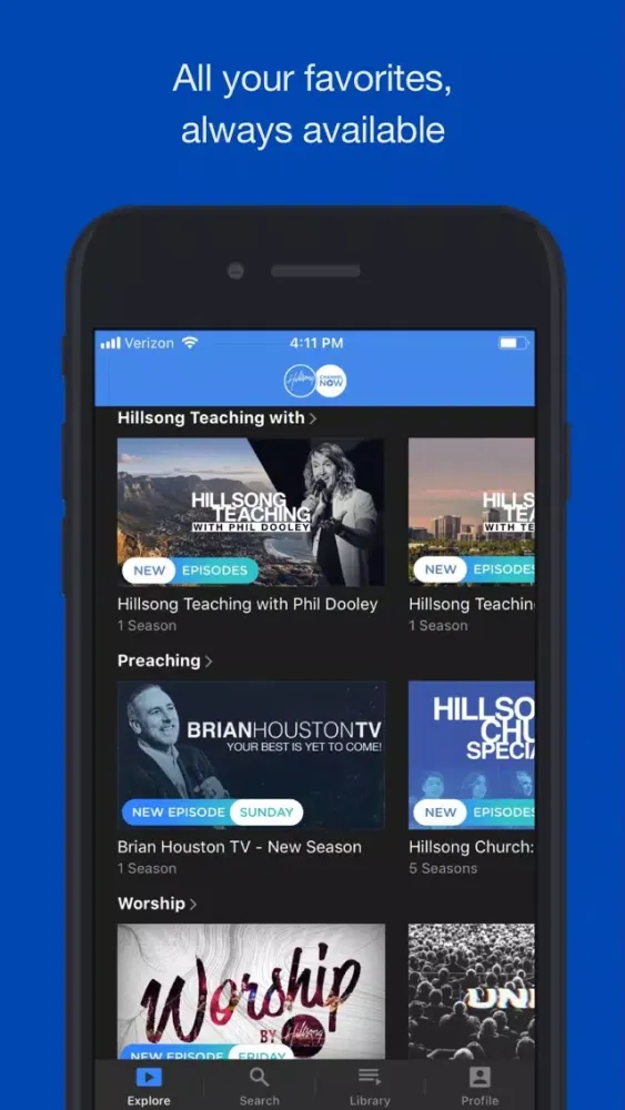 Hillsong Channel NOW سکرین شاٹس