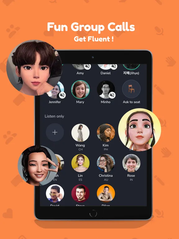 Hilokal: Language Exchange App iPad  스크린샷