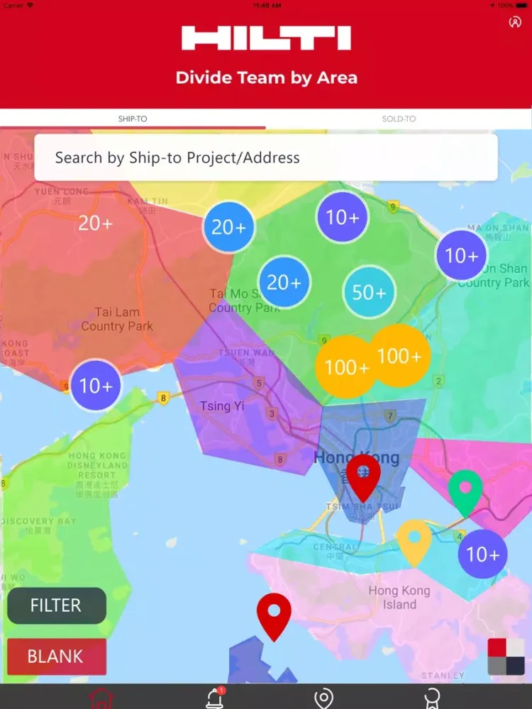 Zrzuty ekranu InSite HK iPad 