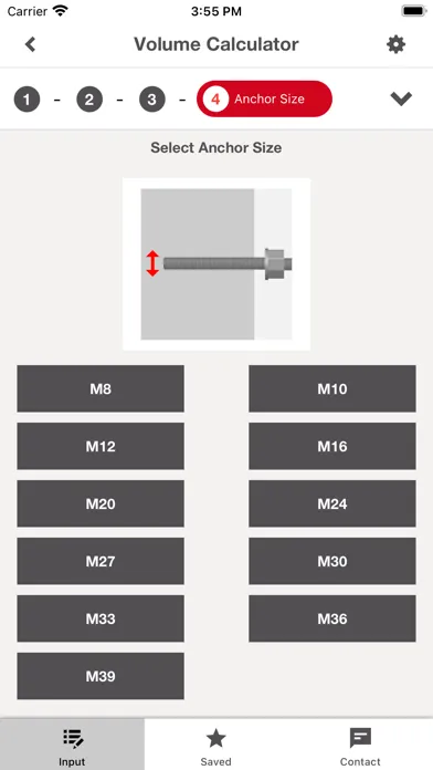 Скриншоты Hilti Volume Calculator