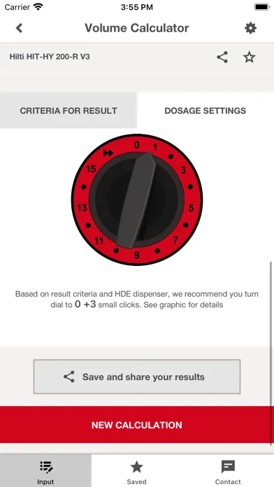 Скриншоты Hilti Volume Calculator