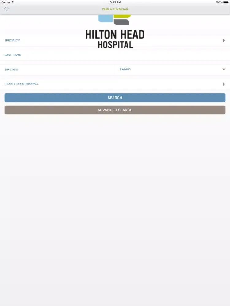 Скриншоты Hilton Head Hospital iPad 