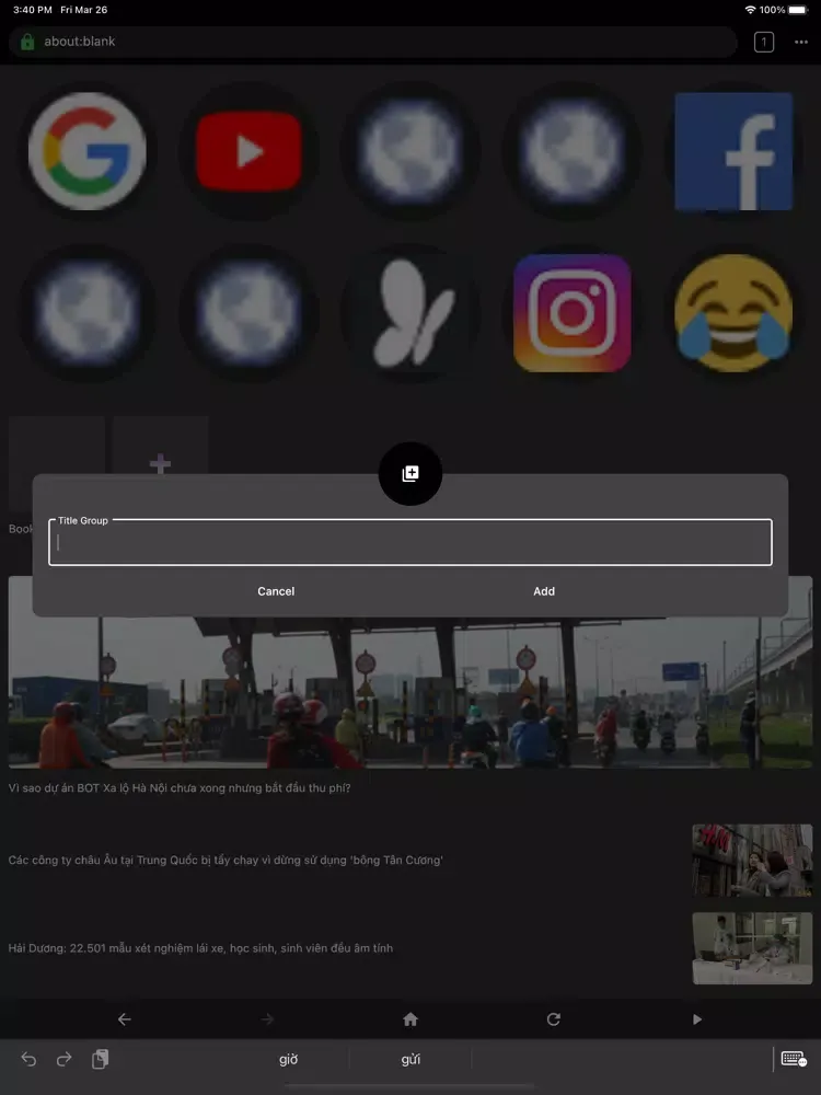 Hima Browser - Block PopAds iPad  スクリーンショット