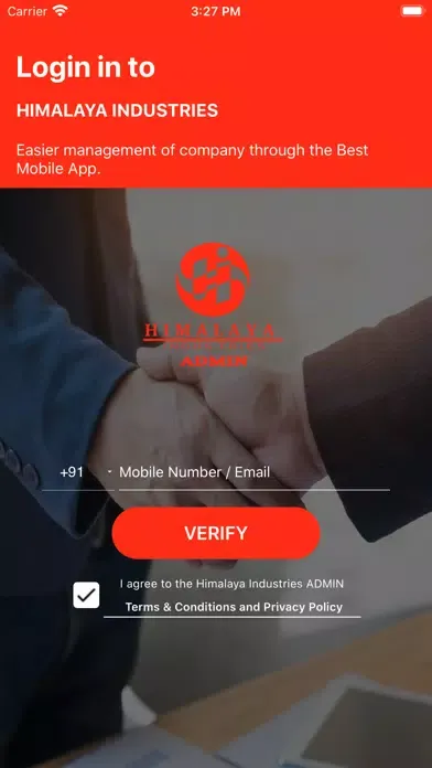 Captures d'écran de HIMALAYA INDUSTRIES Admin App