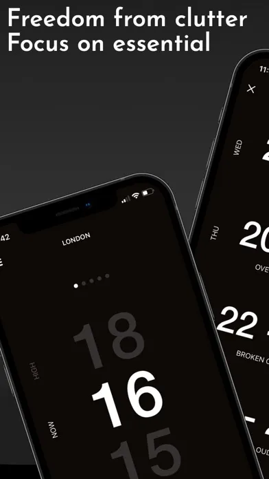 Minimal Weather Screenshots