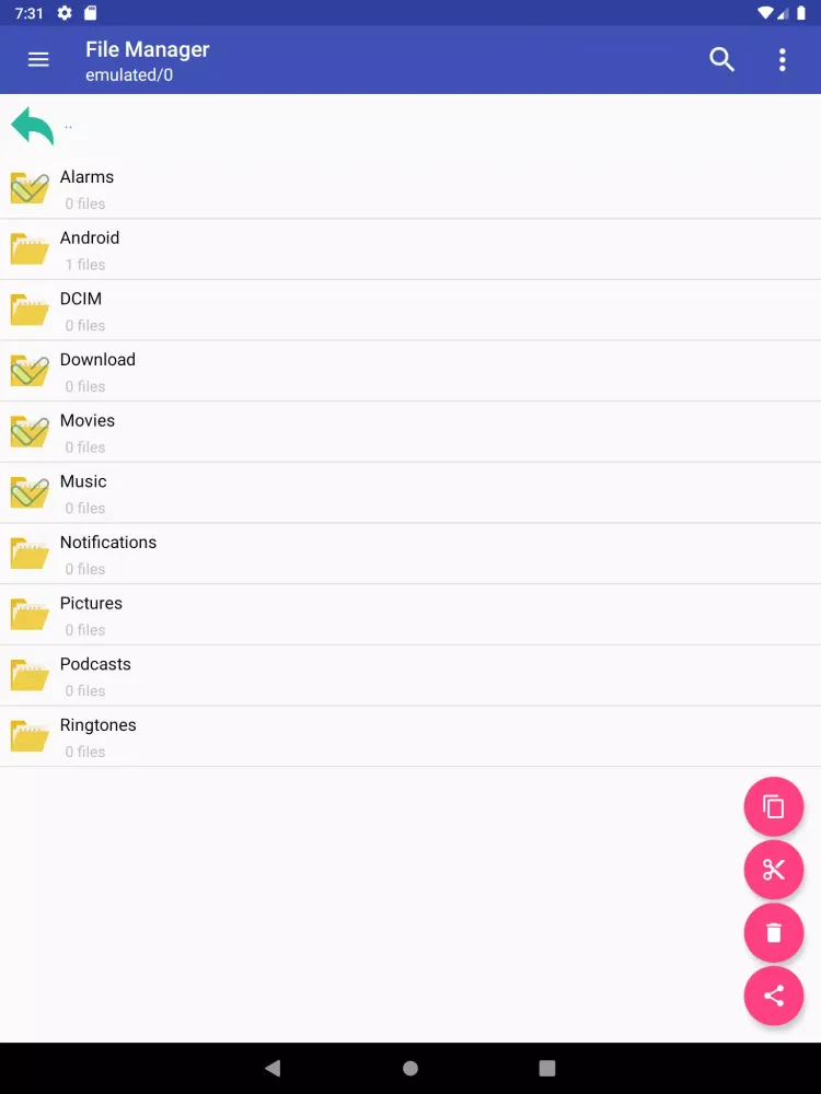 File Manager Screenshots