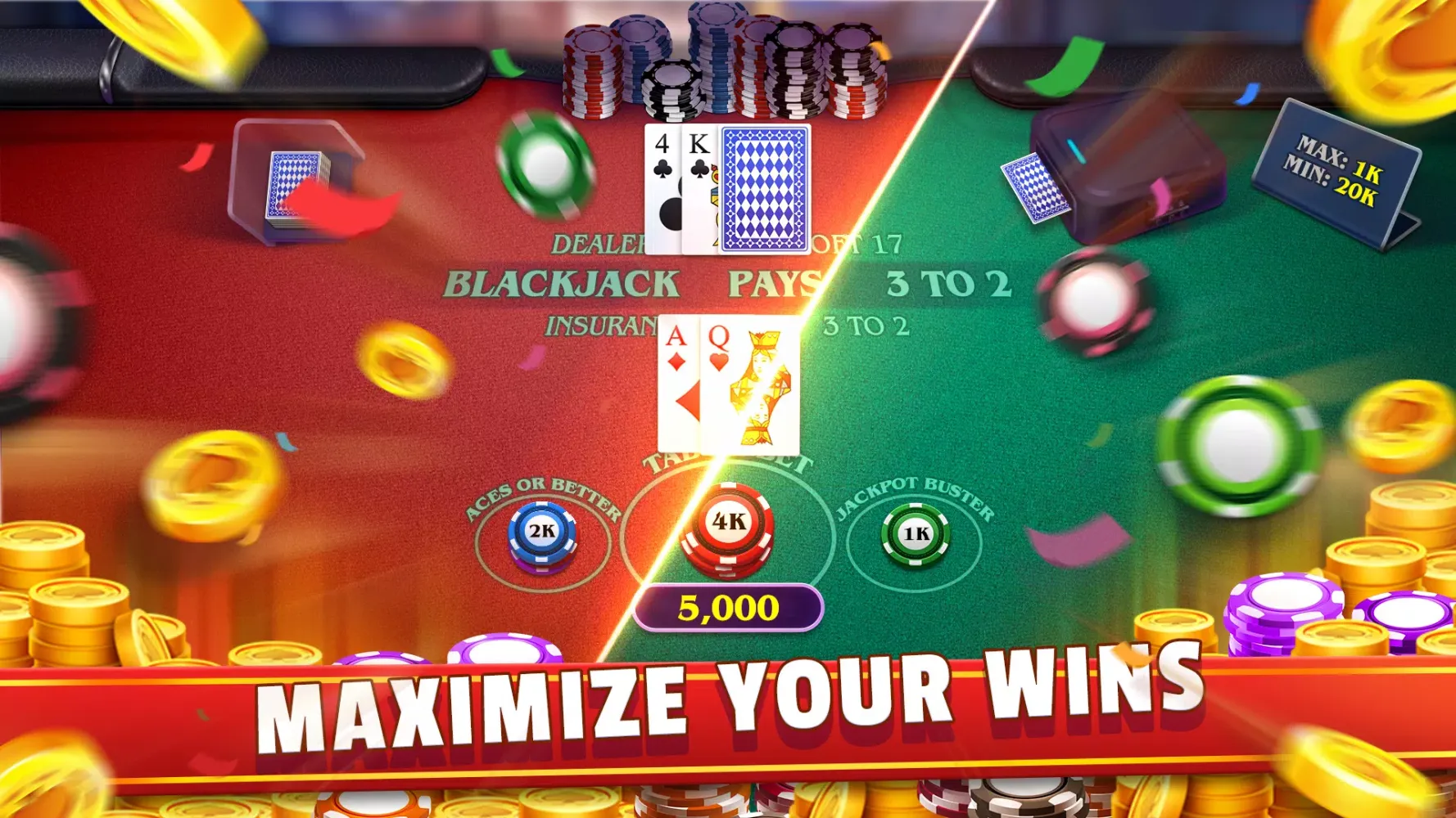 Скриншоты Modern Blackjack